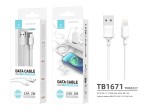 Cavo dati Pvc Lightning 2M Bianco 2,4A