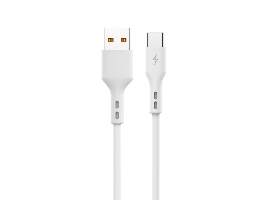 Cabo Usb Tipo C,Cabo Usb C Carregamento Rapido Compativel Com Samsung Huawei Xiaomi 1M Branco