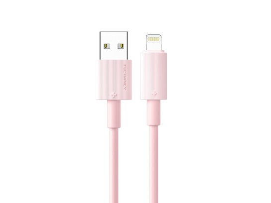 Techancy TB1768 Cable de datos TYPE-C, rosa, compatible con iPhone 7/8/X/XS/11/12/13/14, cable de 1M