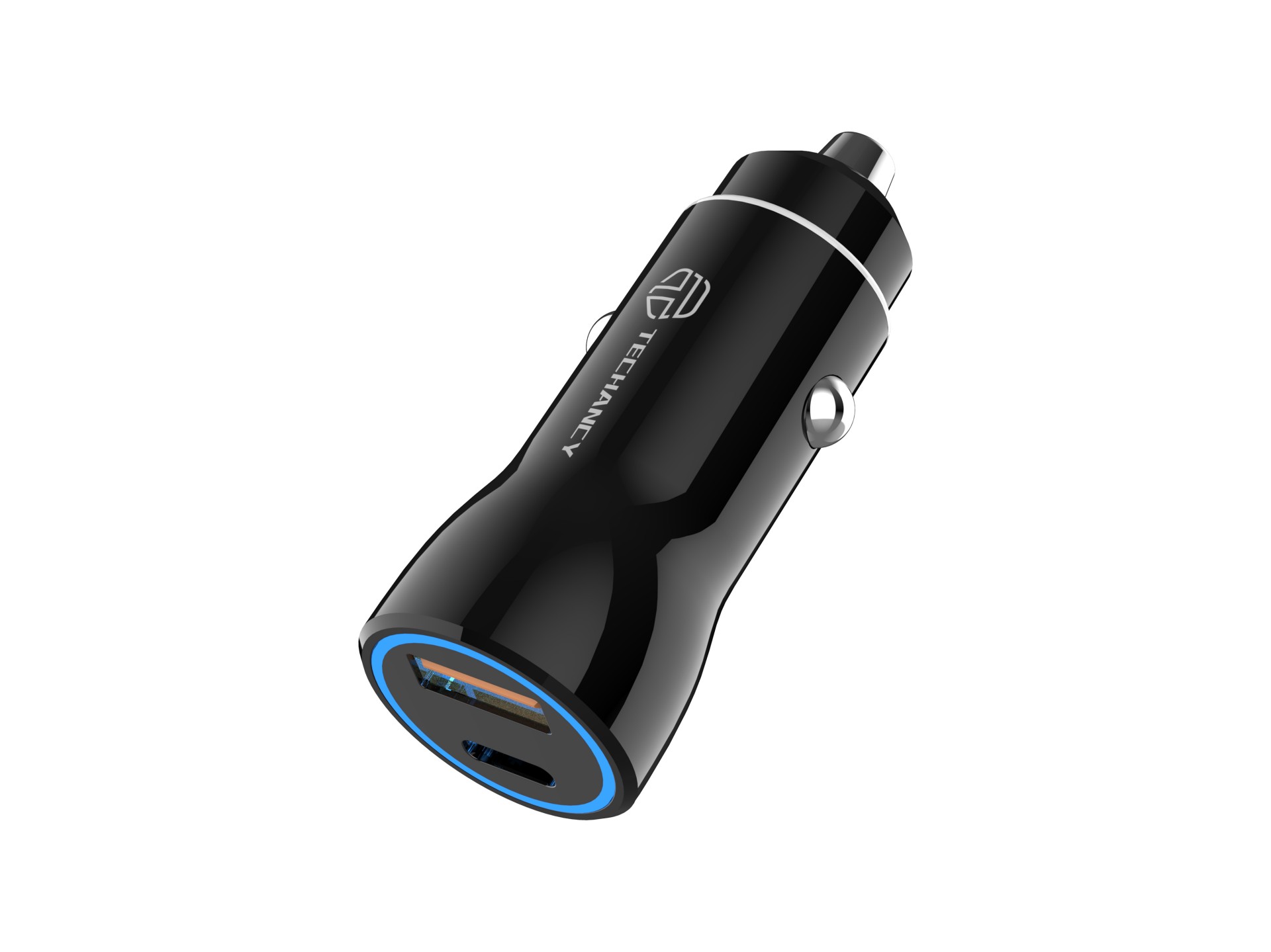 Caricabatterie da auto 18W Pd+Qc Nero Caricabatterie da auto 18W Pd+Qc Nero