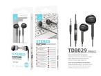 couteurs filaires (Inear-Microphones-Noirs)