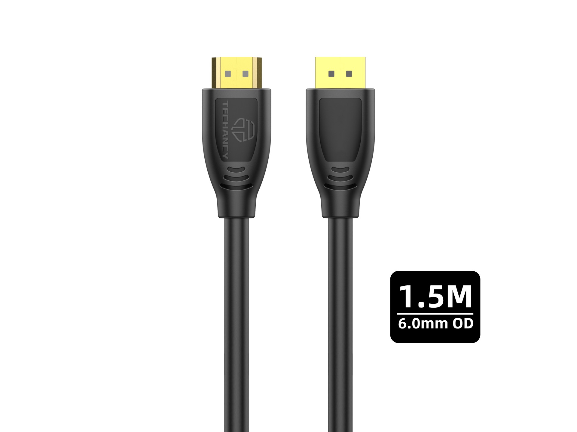 Techancy TL7265 Cavo HDMI ad alta velocità 1,5M 1080P per TV, computer, proiettore e console Techancy TL7265 Cavo HDMI ad alta velocità 1,5M 1080P per TV, computer, proiettore e console