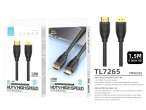 Techancy TL7265 Cabo HDMI Alta Velocidade 1,5M 1080P para TV, Computador, Projetor e Consolas