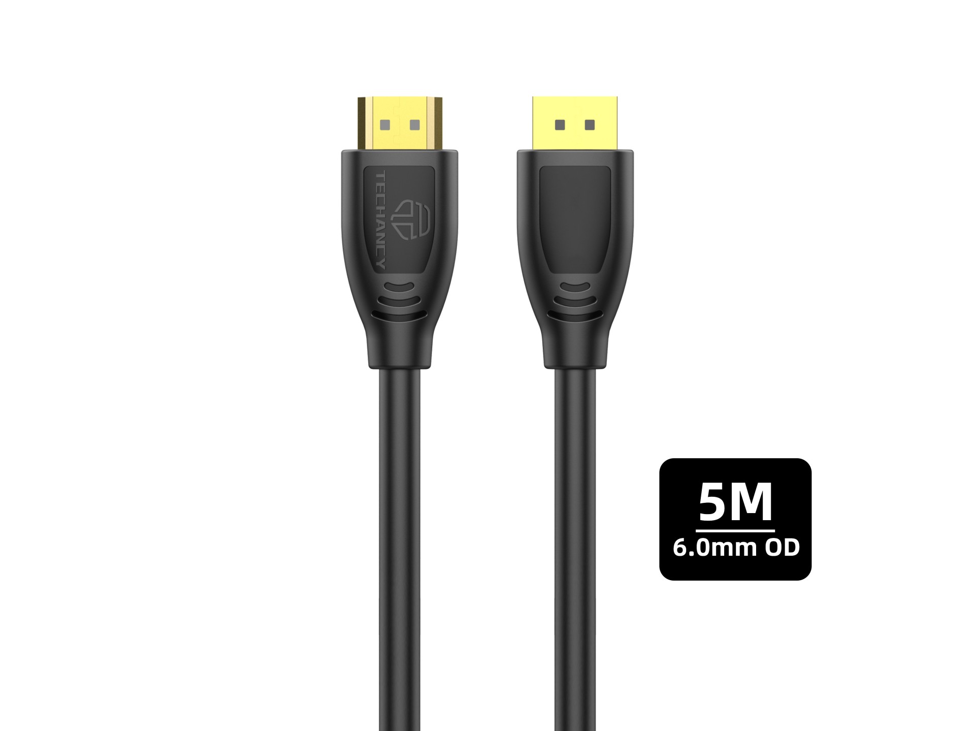Techancy TL7265 Cabo HDMI Alta Velocidade 5M 1080P para TV, Computador, Projetor e Consolas Techancy TL7265 Cabo HDMI Alta Velocidade 5M 1080P para TV, Computador, Projetor e Consolas