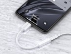 Adattatore auricolare per Iphone, Apple Lightning 3.5 Mm Mini Jack Adapter Dongle Aux Audio Cable Co