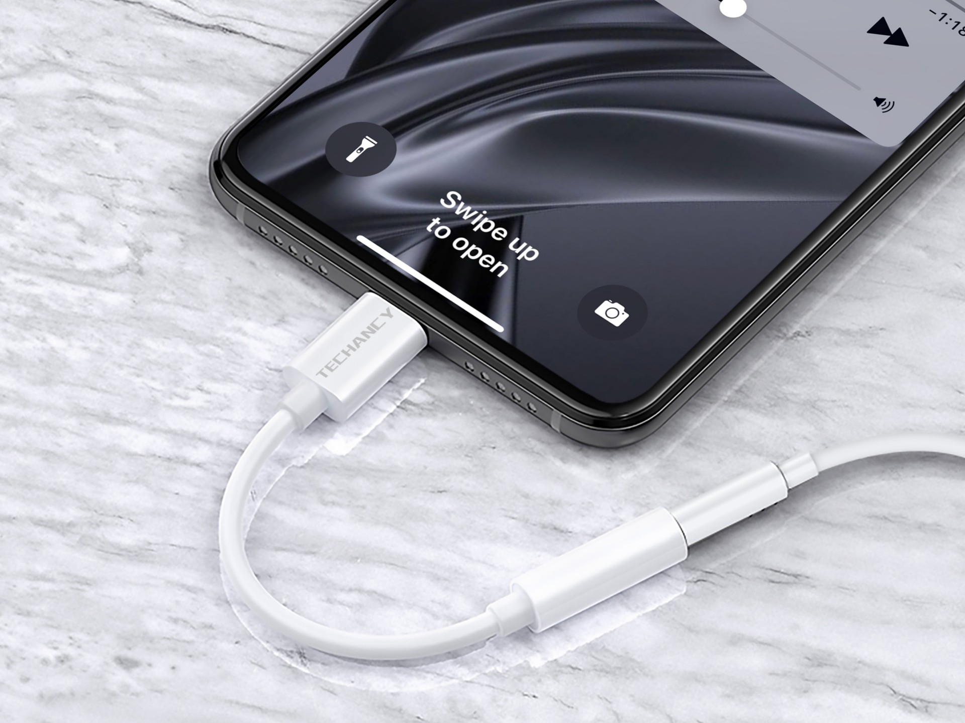 Adaptador De Auriculares Para Iphone ,Apple Lightning De 3,5 Mm Mini Jack Adaptador Dongle Aux Audio Adaptador De Auriculares Para Iphone ,Apple Lightning De 3,5 Mm Mini Jack Adaptador Dongle Aux Audio