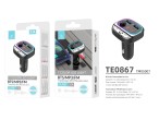 Transmissor Fm Bluetooth Para Carro ,Maos-Livres Sem Fios Leitor Mp3 Carro Preto