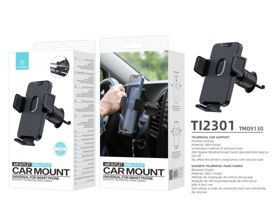 Supporto per auto mobile per la ventilazione dell'aria, supporto per auto mobile rotante a 360� con 