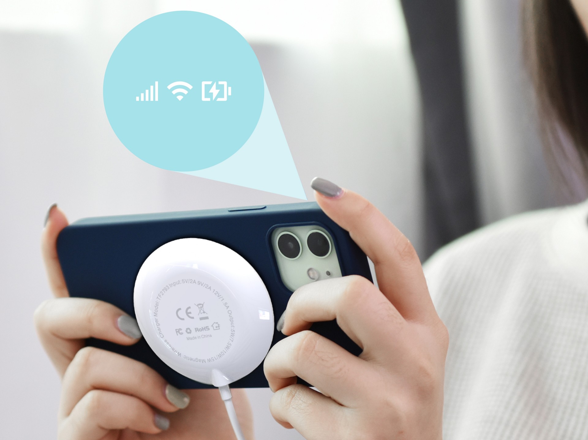 Carregador Magnetico Wireless Charger Carregador Magnetico Wireless Charger