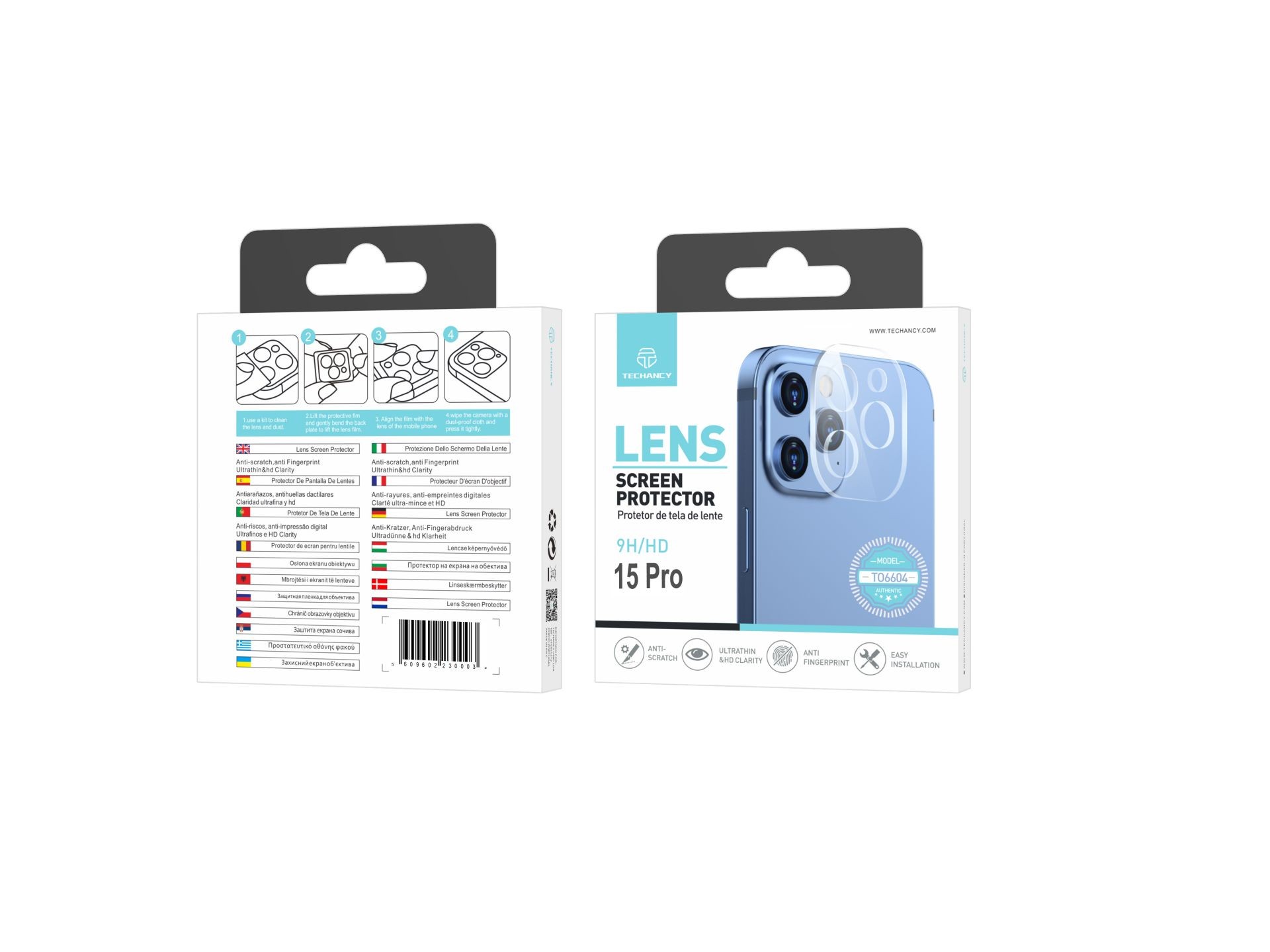 Iphone 15 Pro Lens Protector Case