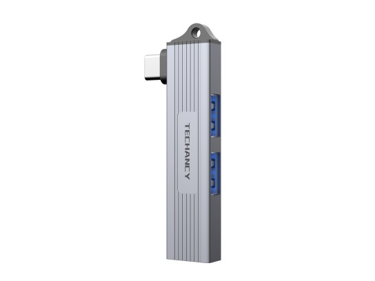 Techancy Hub USB-C zu 3 USB 3.0-Anschlssen KT2907, kompatibel mit Mac OS, Windows und Linux, 5 Gbps