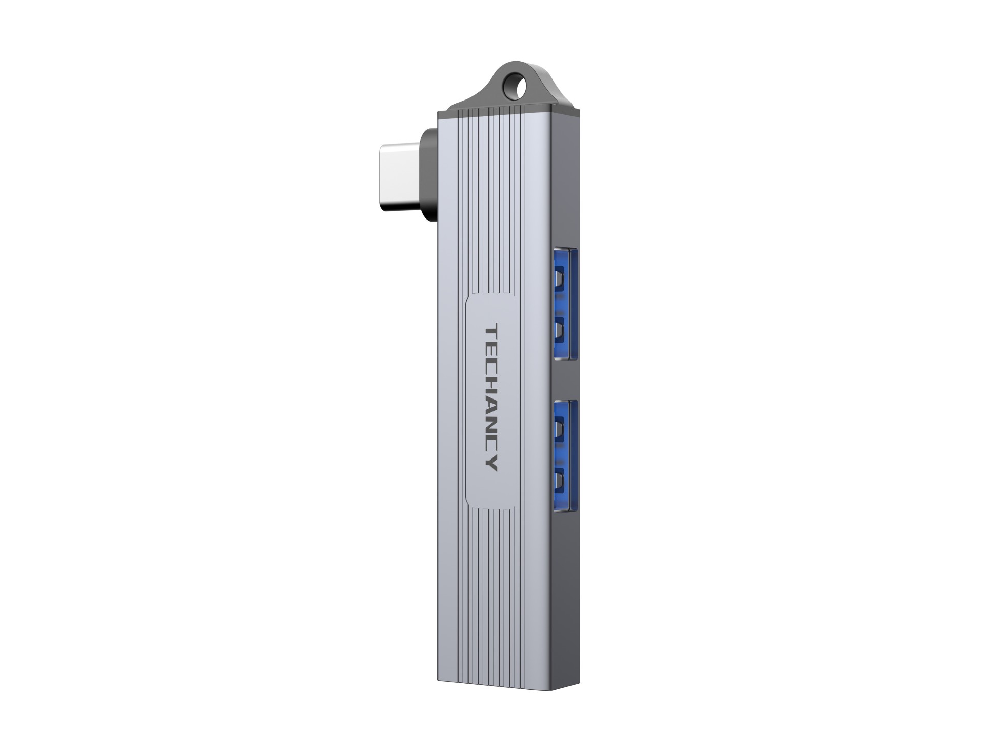 Techancy Hub USB-C zu 3 USB 3.0-Anschlüssen KT2907, kompatibel mit Mac OS, Windows und Linux, 5 Gbps Techancy Hub USB-C zu 3 USB 3.0-Anschlüssen KT2907, kompatibel mit Mac OS, Windows und Linux, 5 Gbps