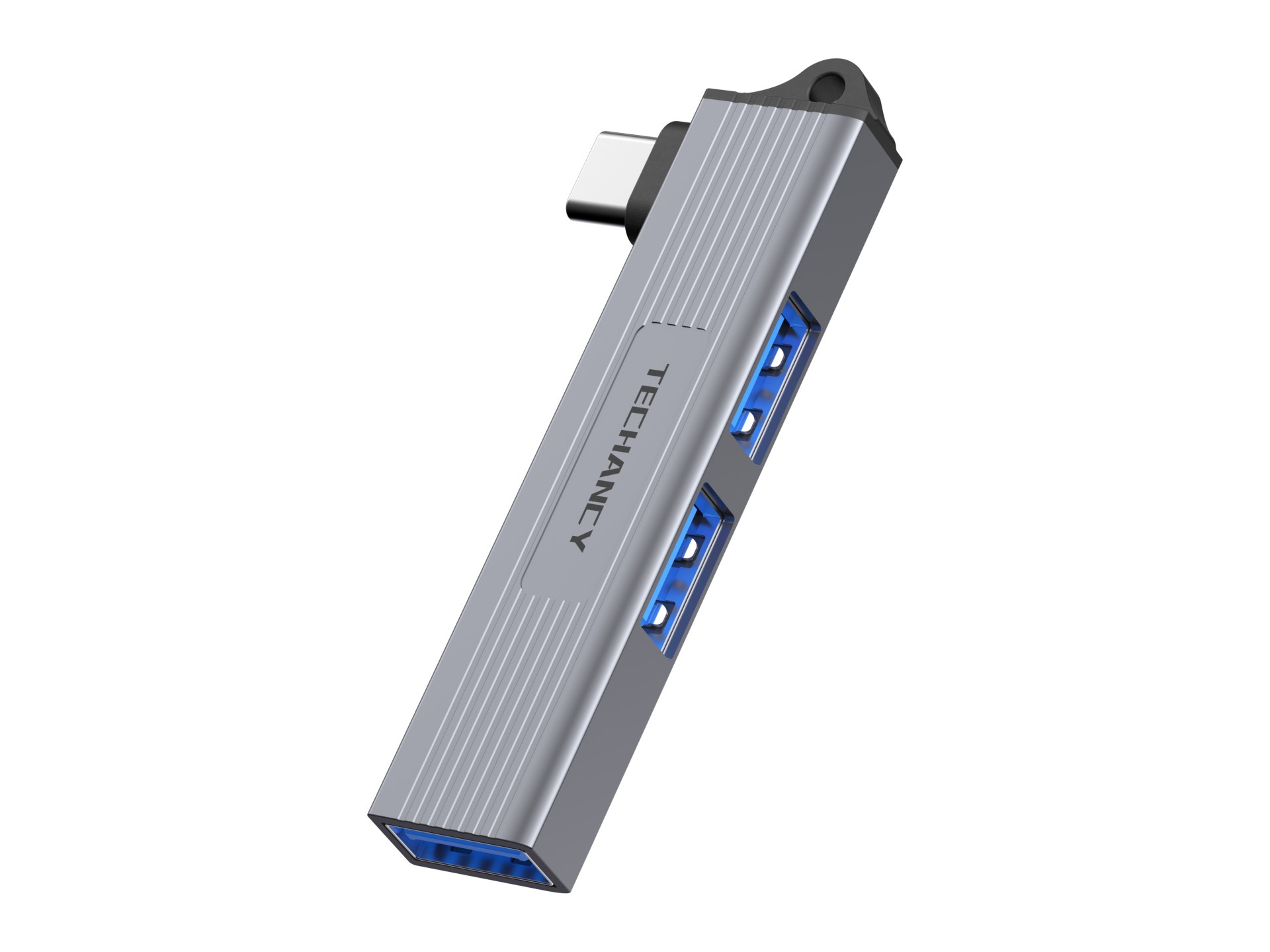 Techancy Hub USB-C zu 3 USB 3.0-Anschlüssen KT2907, kompatibel mit Mac OS, Windows und Linux, 5 Gbps Techancy Hub USB-C zu 3 USB 3.0-Anschlüssen KT2907, kompatibel mit Mac OS, Windows und Linux, 5 Gbps