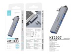 Techancy Hub USB-C zu 3 USB 3.0-Anschlssen KT2907, kompatibel mit Mac OS, Windows und Linux, 5 Gbps