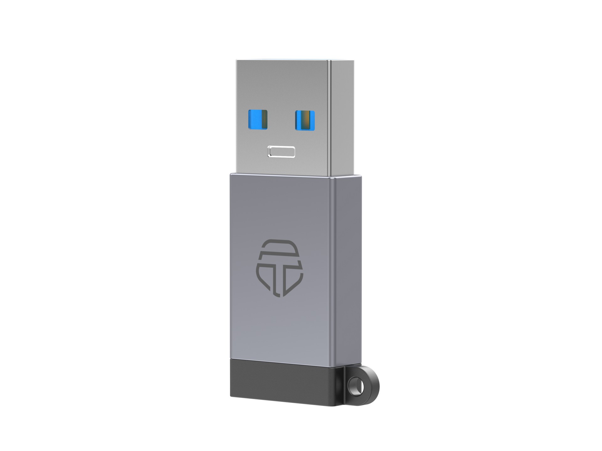 Techancy USB-A to USB-C OTG adapter KK2110 , aluminium alloy, supports data transfer, charging Techancy USB-A to USB-C OTG adapter KK2110 , aluminium alloy, supports data transfer, charging