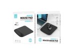 Techancy Black Mouse Pad TW2776, 20 mm Memory-Schaum, ergonomische Handgelenkauflage, Komfort und En