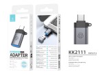 Techancy USB-C zu USB-A OTG-Adapter KK2111, hohe bertragungsgeschwindigkeit, sicheres Aufladen und 