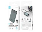 Techancy 2,5' SATA HDD/SSD case esterno nero MF1300, con USB3.0 ad alta velocit, portatile