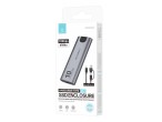 Techancy Tragbares High-Speed-M.2-NVMe-SSD-Gehuse MF1301 Grau, 10 Gbps mit USB-C, kompatibel und le