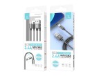 Cavo dati Lightning 2.4A Alluminio 1M Grigio