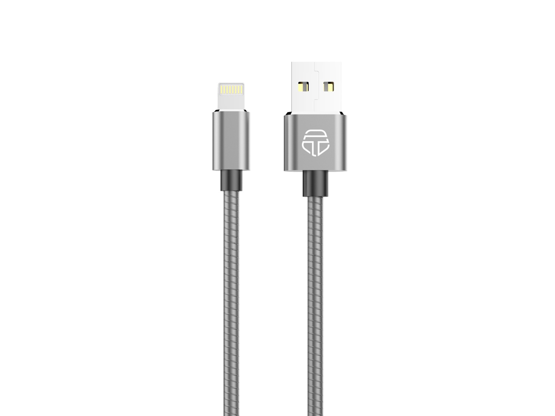 Cabo De Dados Lightning 2.4A Alumínio 1M Cinza Cabo De Dados Lightning 2.4A Alumínio 1M Cinza