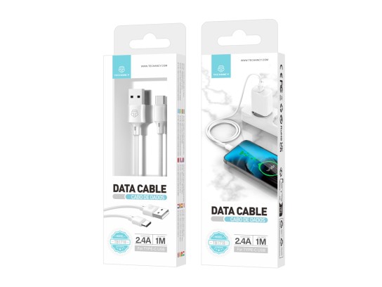 Typ-C Datenkabel 1M Weiß 2.4A Typ-C Datenkabel 1M Weiß 2.4A