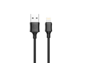 Pvc Data Cable 1M Ip7 / 8 / X / 11/12 Black 2.4A