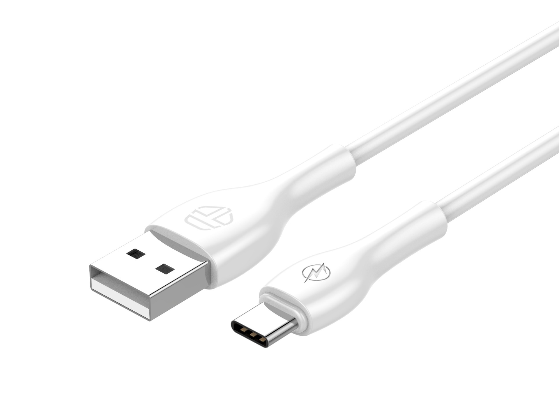 Pvc Datenkabel 1M Typ-C Wei� 3A