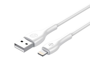 Pvc Data Cable 1M Lightning White 3A