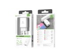 Caricabatterie wireless 1Ub 2.4A bianco