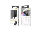 Caricatore da parete con cavo per Ip 2.4A 1Usb 1M Nero