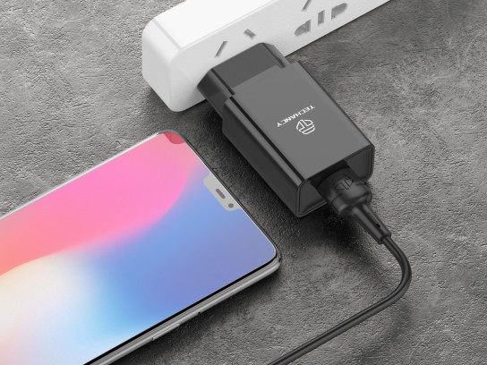 Wall Charger With Cable For Ip 2.4A 1Usb 1M Black Wall Charger With Cable For Ip 2.4A 1Usb 1M Black