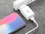 Caricatore con cavo per Ip 2.4A 1Usb 1M Bianco