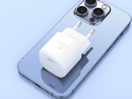 30 W Usb C Ladeger�t, Quntis Pd 3.0 2 M 1 Schnelles Ladeger�t (Lightning und Typ C) Kompatibel mit I