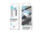 Carregador D Carro 2Usb 2.4A Branco