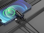 Carregador De Carro Lightning 2Usb 2.4A Preto