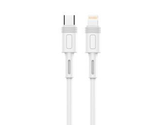Techancy PD Type-C to Lightning Data Cable TB1772, 30W, Compatible with iPhone 14/13/12/11, 1.5m, Wh