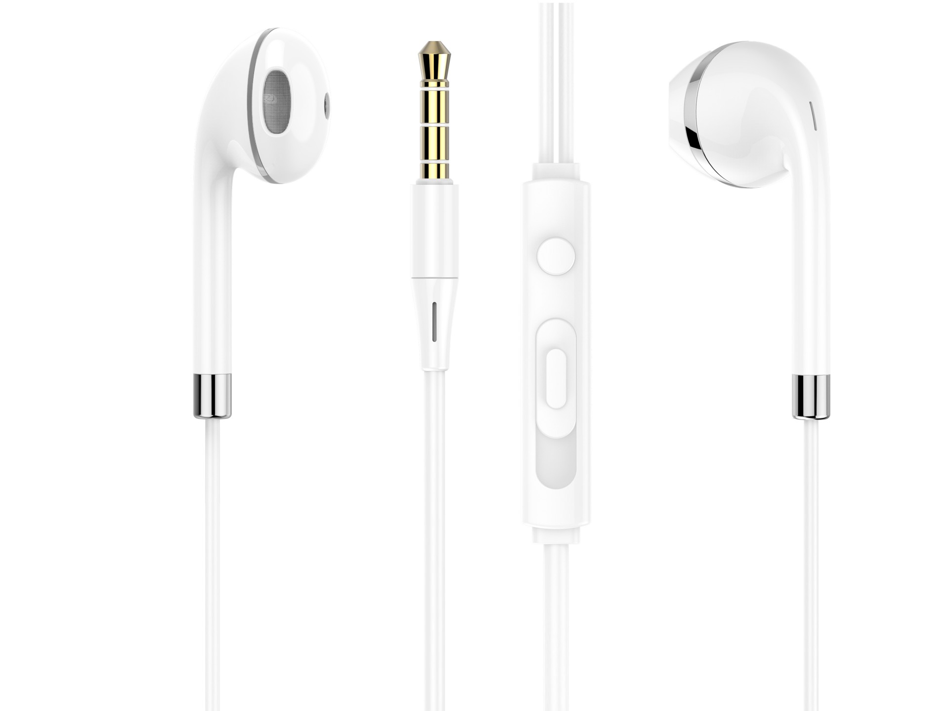 Techancy Fone de ouvido com fio TD8023, plugue 3,5 mm, controle no fio, microfone HD, cabo 1,2m Techancy Fone de ouvido com fio TD8023, plugue 3,5 mm, controle no fio, microfone HD, cabo 1,2m