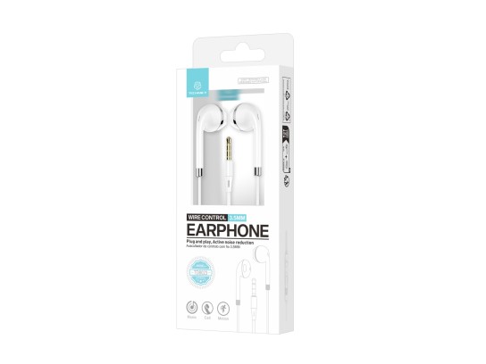 Techancy Fone de ouvido com fio TD8023, plugue 3,5 mm, controle no fio, microfone HD, cabo 1,2m Techancy Fone de ouvido com fio TD8023, plugue 3,5 mm, controle no fio, microfone HD, cabo 1,2m