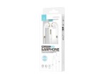 Techancy TD8023 wired headset, 3.5mm plug, on-wire control, HD microphone, 1.2m cable