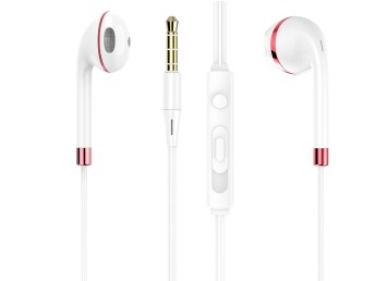 Techancy TD8023 casque filaire, prise 3.5mm, contrle sur fil, microphone HD, cble 1.2m