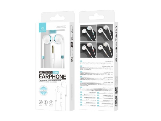 Techancy TD8023 kabelgebundenes Headset, 3,5-mm-Stecker, Kabelsteuerung, HD-Mikrofon, 1,2 m Kabel Techancy TD8023 kabelgebundenes Headset, 3,5-mm-Stecker, Kabelsteuerung, HD-Mikrofon, 1,2 m Kabel