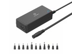 Techancy TL7344 Universal-Netzadapter fr Laptops, mit 90 W Leistung, 11 Anschlssen und berstrom- 