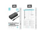 Techancy TL7344 Universal-Netzadapter fr Laptops, mit 120 W Leistung, 11 Anschlssen und berstrom-