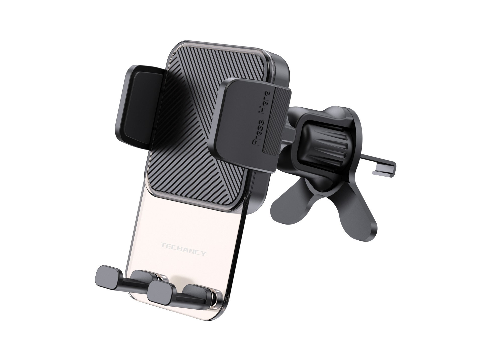 Techancy Portacellulare TI2335, Funzionamento con una sola mano, ABS ad alta resistenza, per smartph