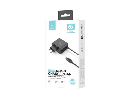 Cargador rápido Techancy TL7347 GaN USB-C de 65 W, pequeño y portátil, compatible con varios disposi Cargador rápido Techancy TL7347 GaN USB-C de 65 W, pequeño y portátil, compatible con varios disposi