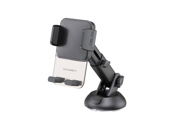 Techancy Suporte para TelemOvel com Ventosa TI2337, Operao com Uma Mo, ABS de Alta Resistncia, p