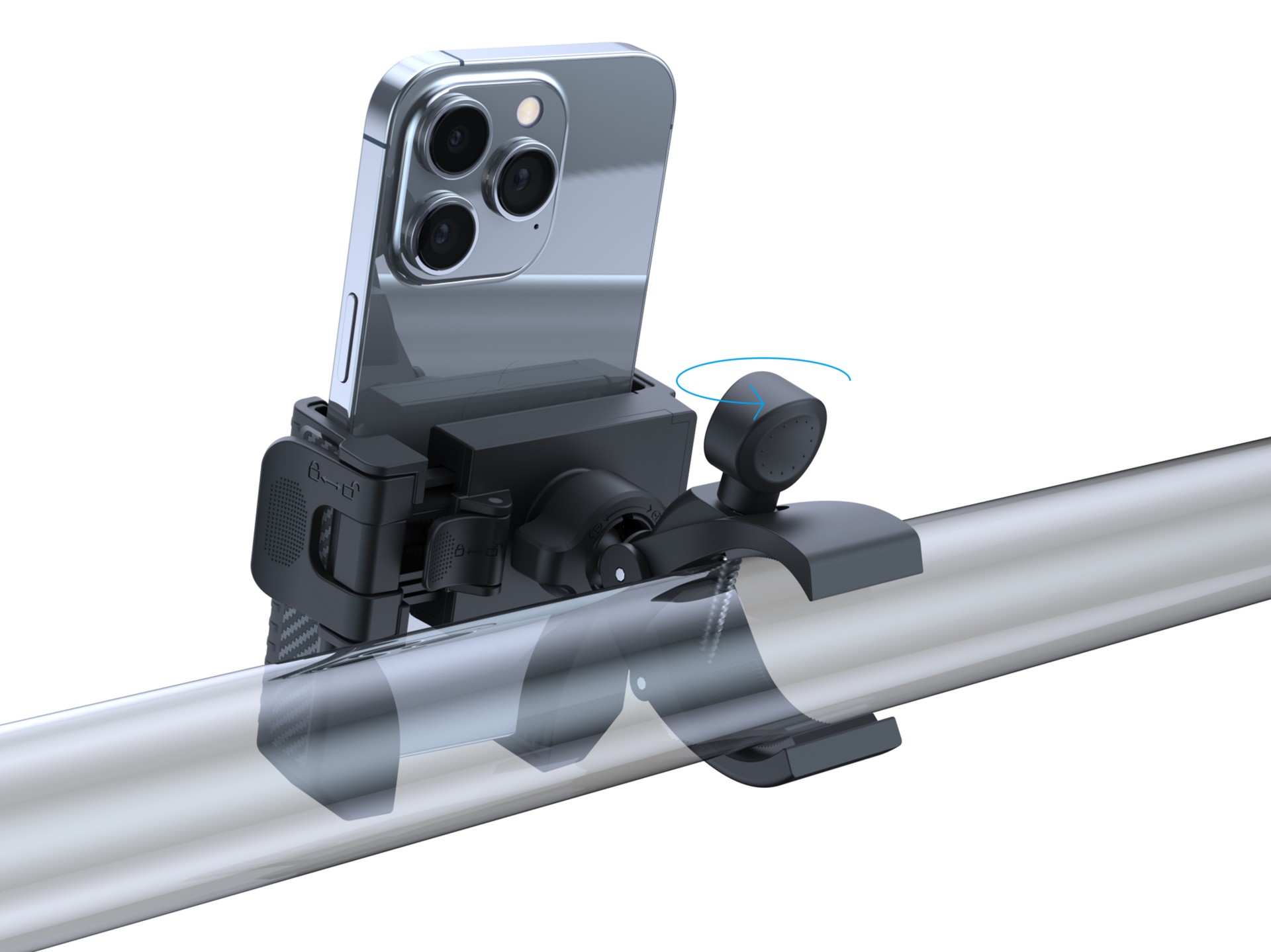 Techancy TI2338 Support universel pour téléphone portable, compatible vélo/moto, 4,5-7,2 pouces, ABS Techancy TI2338 Support universel pour téléphone portable, compatible vélo/moto, 4,5-7,2 pouces, ABS