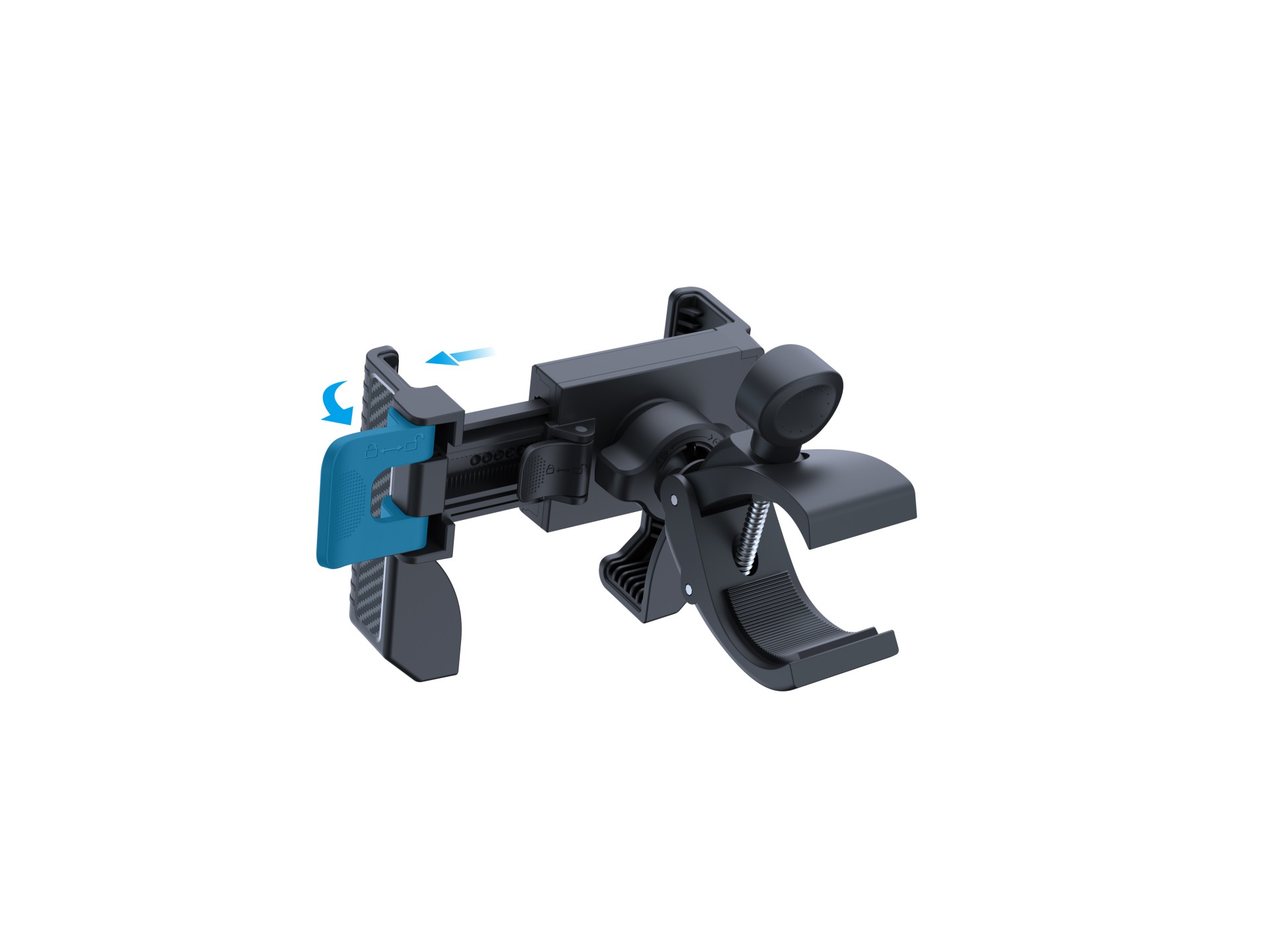 Techancy TI2338 Support universel pour téléphone portable, compatible vélo/moto, 4,5-7,2 pouces, ABS Techancy TI2338 Support universel pour téléphone portable, compatible vélo/moto, 4,5-7,2 pouces, ABS