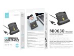 Techancy MI0630 lettore di smart card, interfaccia USB 2.0, supporta pi tipi di carte, compatibile 